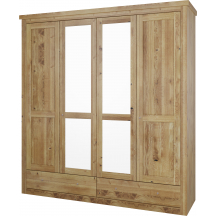 Szafa 4D z lustrem 50EBCR442 WOODLAND Podstawowe