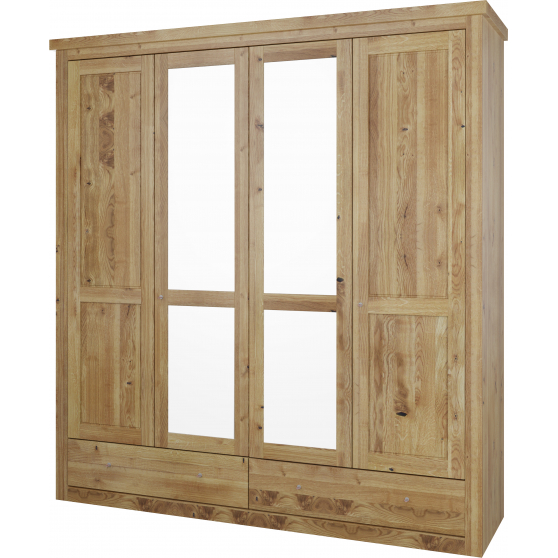 Szafa 4D z lustrem 50EBCR442 WOODLAND Podstawowe