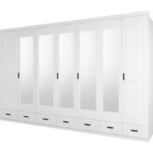 Szafa 7D z szufladami i z lustrem 5090ST4S7 SYSTEM A Podstawowe (1)
