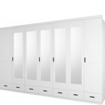 Szafa 7D z szufladami i z lustrem 5090ST4S7 SYSTEM A Podstawowe (1)