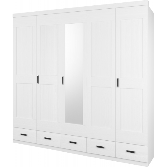 Szafa 5D z szufladami i z lustrem 5090ST405 SYSTEM A Podstawowe (1)