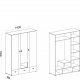 Szafa 3D NX1 NEXT Wnętrze - Szkic
