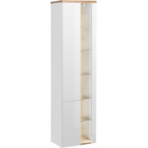Szafka łazienkowa wisząca słupek 800 BAHAMA WHITE Podstawowe