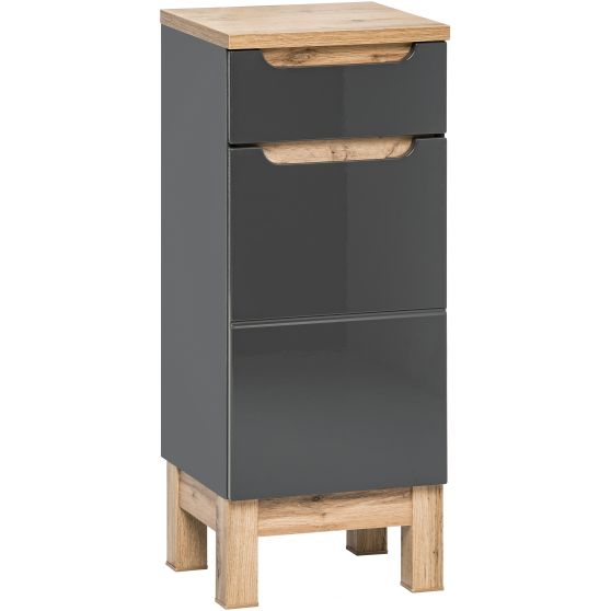 Szafka łazienkowa stojąca z szufladami i drzwiami 810 BALI GREY Podstawowe