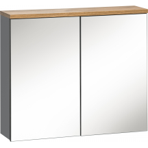Szafka łazienkowa wisząca z lustrem 840 BALI GREY Podstawowe