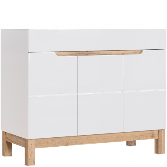 Szafka łazienkowa stojąca pod umywalkę 100 cm 825 BALI WHITE Podstawowe