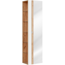 Szafka łazienkowa wisząca słupek 803B CAPRI WHITE Podstawowe (1)