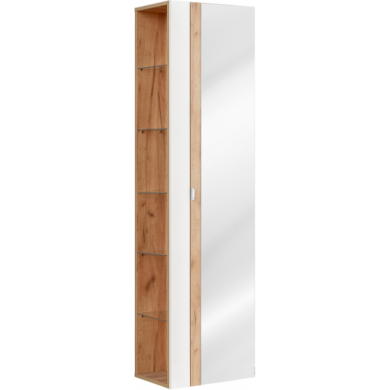 Szafka łazienkowa wisząca słupek 803B CAPRI WHITE Podstawowe (1)