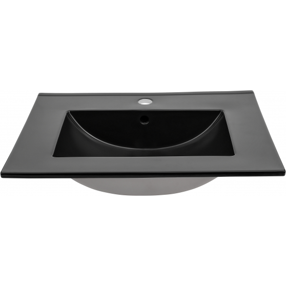 Umywalka ceramiczna LAVA BLACK 80 Podstawowe