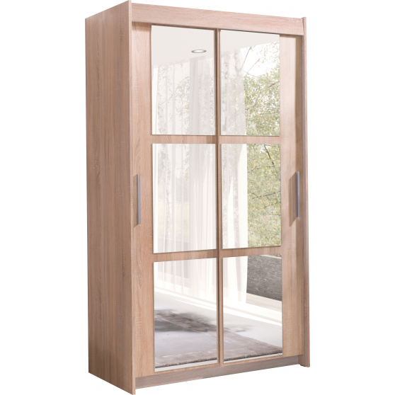 Szafa KARO 100 z lustrami Podstawowe