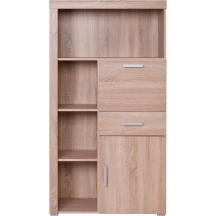 Regał z barkiem 1D1S1B DAMIS Podstawowe