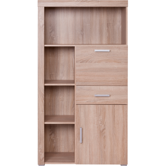 Regał z barkiem 1D1S1B DAMIS Podstawowe