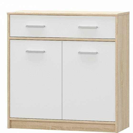 Komoda 2D1S TIPS BIAŁY Podstawowe