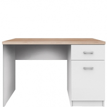 Biurko 1D1S/120 TOP MIX BIAŁY Podstawowe