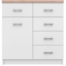 Komoda 1D4S TOP MIX BIAŁY Podstawowe