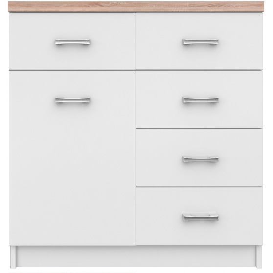 Komoda 1D4S TOP MIX BIAŁY Podstawowe