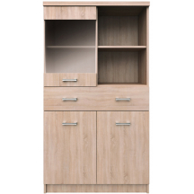 Witryna 2D1W1S/80 TOP MIX DĄB SONOMA Podstawowe