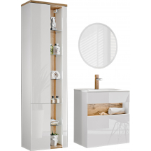 Zestaw mebli do łazienki SET 60 cm BAHAMA WHITE Podstawowe