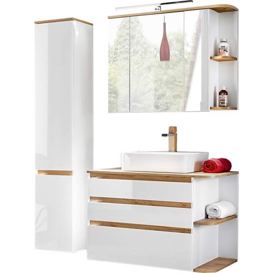 Zestaw mebli do łazienki SET 90 cm PLATINUM Podstawowe