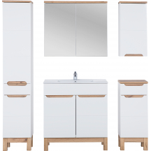 Zestaw mebli do łazienki SET 80 cm BALI WHITE Podstawowe