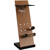 Stojak na wino i kieliszki VERANO Podstawowe