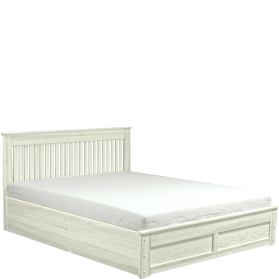 Łóżko drewniane sosnowe ITALIA 160 x 200 z pojemnikiem Podstawowe