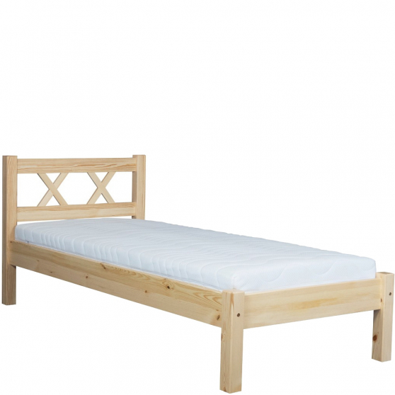 Łóżko drewniane sosnowe MODERN 120 x 200 Podstawowe