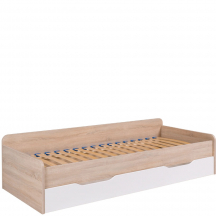 Łóżko podwójne 80 x 200 TWINS z materacem i ze stelażem Podstawowe