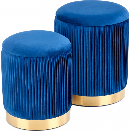 Zestaw dwóch puf MONTY Podstawowe