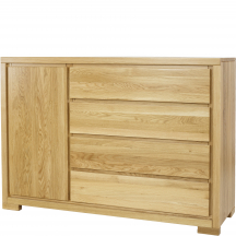 Komoda drewniana dębowa KD358 CLASSIC Podstawowe