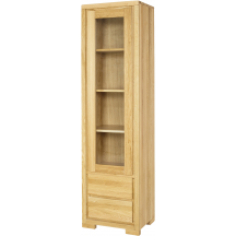 Witryna drewniana dębowa KW351 Lewa CLASSIC Podstawowe