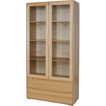 Witryna drewniana bukowa KW421 MODERN Podstawowe