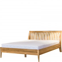 Łóżko drewniane dębowe 120 x 200 LK291 RETRO DĄB Podstawowe