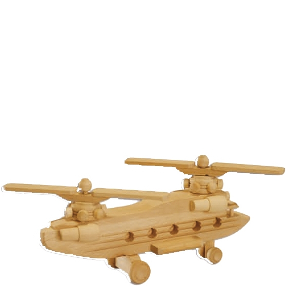 Zabawka drewniana helikopter z dwoma wirnikami AD101 Podstawowe