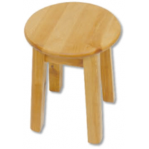 Taboret drewniany sosnowy KT253 Podstawowe
