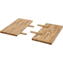 Przedłużka blatu dębowa 85x40 do stołu APEX / RADUS - 2szt. Podstawowe