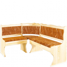 Narożnik kuchenny drewniany sosnowy tapicerowany NR111 Podstawowe