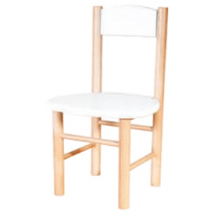 Drewniane kolorowe krzesełko dziecięce AD251 Podstawowe (1)