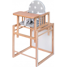 Drewniane krzesełko do karmienia AD220 Podstawowe (1)