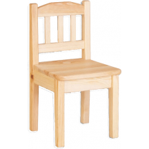 Drewniane krzesełko dziecięce AD241 Podstawowe