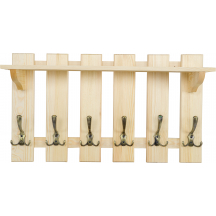 Wieszak drewniany sosnowy WS108 Podstawowe