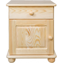 Szafka nocna drewniana sosnowa SN101 Podstawowe