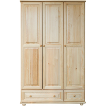 Szafa 3D drewniana sosnowa z szufladą SF106 Podstawowe