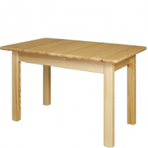 Stół drewniany rozkładany sosnowy 120-155x80x75 ST101 Podstawowe