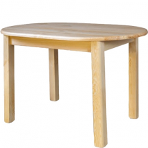 Stół drewniany sosnowy 115x75x75 ST106 Podstawowe