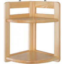 Regał narożny drewniany sosnowy RG136 Podstawowe