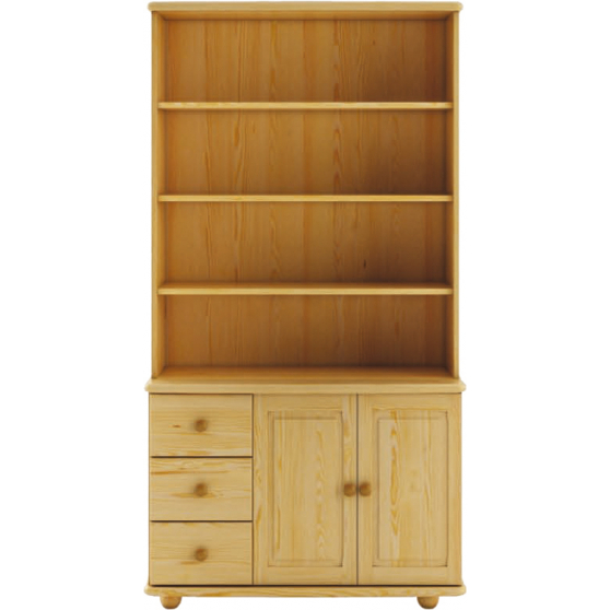 Regał drewniany sosnowy KW125 Podstawowe