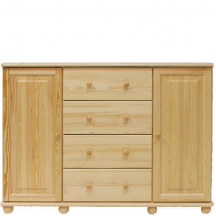 Komoda drewniana sosnowa KD120 Podstawowe