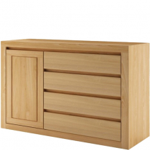 Komoda drewniana bukowa KD408 Podstawowe