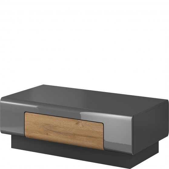 Stolik z szufladą Antracyt Połysk 24JKDW99 TYP-99 TOLEDO Podstawowe
